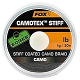 Fox Camotex Stiff Coated Camo Braid 20m - Vorfachmaterial, Tragkraft:25lbs/11.4kg