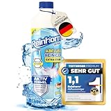 REINHORN Abflussreiniger Extra Stark - löst Haare 100% auf - Sofort Frei Aktivformel - Premium Spezial Rohrreiniger 1000ml Vorteilspack schont das Abfluss Rohr und pflegt Dichtungen (1 x 1000ml)