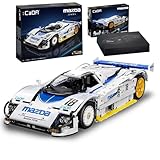 Technik Auto für CADA Mazda 787B Bausatz, 1797 KIemmbausteine MOC Technik Rennauto für Kinder, Erwachsene, Baumeister, C63007W (OHNE M0TOR)