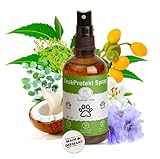 Animal Vita® Zeckenspray für Hunde [Jahresvorrat] Zeckenmittel für Hunde, zuverlässiger Zeckenschutz mit Bio Kokosöl und Saltidin, Zeckenspray gegen Zecken, Milben und Flöhe