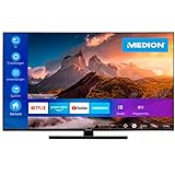 MEDION X15571 (MD 30068) 138,8 cm (55 Zoll) QLED Fernseher (UHD Smart-TV, 4K Ultra HD, Dolby Vision HDR, Dolby Atmos, HDMI 2.1, Netflix, Prime Video, MEMC, Micro Dimming, PVR)