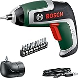 Bosch Home and Garden Bosch Akkuschrauber IXO (7. Generation; 3,6V; 2,0Ah; 5,5Nm; Set inkl. Winkel-Aufsatz; mit Mikro-USB-Kabel; schraubt bis zu 190 Schrauben; in Kartonbox)