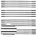 TXErfolg 16 Stück Dekupiersägeblatt 127mm Feinschnitt Laubsägeblätter mit Stift 10/15/18/24 Zähne passend für Dekupiersägen für Elektrowerkzeug Zubehör Holzbearbeitung, für Holz