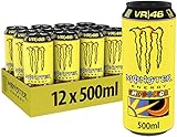 Monster Energy The Doctor - koffeinhaltiger Energy Drink mit prickelndem Zitronen-Geschmack - im praktischen Einweg Dosen (12 x 500 ml)