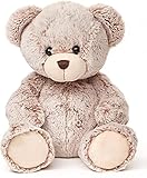 Uni-Toys - Teddybär, superweich (Hellbraun) - 24 cm (Höhe) - Plüsch-Bär, Teddy - Plüschtier, Kuscheltier