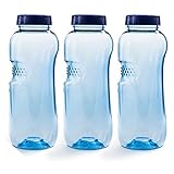 3 x 0,5 Liter Trinkflasche aus Tritan / Wasserflasche / BPA-frei