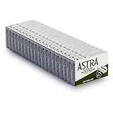 Astra Rasierklingen-platinum-classic für den klassischen Rasierhobel, Nassrasierer [geschlossener Kamm] - 100 Rasierklingen im Set