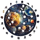 Iconic Puzzles – Solar Harmony, Fantasy, 100 % nachhaltiges Holzpuzzle, Geschenke für Kinder und Erwachsene, Größe S, 200 Teile
