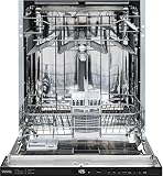 Vestel VSV60-5 - vollintegrierter Geschirrspüler 60 cm - 12 Maßgedecke - 5 Programme - inkl. Besteckkorb - LED-Anzeige - Energieklasse E