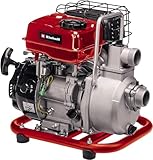 Einhell Benzin-Wasserpumpe GC-PW 16 (1.6 kW, max. 14000 L/h Fördermenge, max. 28 m Förderhöhe, Wasserablassschraube, Ölmangelsicherung, inkl. 2x Schlauchadapter, Saugkorb)