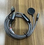 imodomio 2-in-2-USB-C-Kabel für Apple Watch, tragbares Reise-Essentials, Multi-iWatch-Ladegerät für Apple Watch & Airpods & iPhone 16/15 & Samsung Galaxy