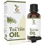 Teebaumöl 50ml BIO mit Pipette - 100% naturreines ätherisches Öl aus Australien, vegan - Tea Tree Oil