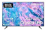 Samsung Crystal UHD CU7179 43 Zoll Fernseher (GU43CU7179UXZG, Deutsches Modell), PurColor, Crystal Prozessor 4K, Motion Xcelerator, Smart TV [2023], Schwarz