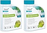 OASE 43139 AquaActiv AlGo Direct Fadenalgenvernichter 500 ml - biologische Teichpflege ideal gegen Fadenalgen im Teich Gartenteich Schwimmteich Fischteich Koiteich (Packung mit 2)