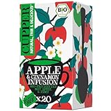 Cupper Bio Früchtetee, Apfel und Zimt, 20 Beutel, 40 g