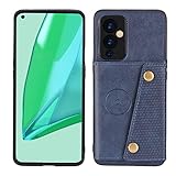 Flip Case Handytasche Wallet Case für OnePlus 9, Leder Truhe mit Kartenhalter, doppelter Magnetverschluss und haltbare stoßfeste Hülle für OnePlus 9, magnetische Telefonbox