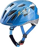 ALPINA XIMO - Leichter, Sicherer & Bruchfester Fahrradhelm Mit Optionalen LED-Licht Für Kinder, pirate gloss, 49-54 cm