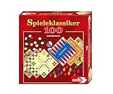 Noris 606111686 Spieleklassiker mit 100 Spielmöglichkeiten wie Mühle, Dame, Backgammon oder Nur keine Aufregung, für 1 bis 6 Spieler ab 6 Jahren