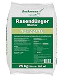 Beckmann Profi Rasendünger Starter 12+22+10, 25 kg