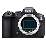 Canon EOS R6 Mark II Systemkamera - Spiegellose Vollformat Kamera (Hybridkamera mit intelligentem Autofokus und Motiverkennung, 4k Videokamera, 40 Bilder pro Sekunde, WIFI, Bluetooth, KI-Steuerung)