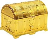 NARHOR Piraten Schatzkiste Retro Schatztruhe Kindergeburtstag, Kunststoff Piraten Schatzkiste für Kinder mitgebsel, Schatzbox Pirat Schatz Party, Kleiner Preisorganisator für Kinder