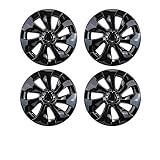 4 STÜCKE Radkappen Autoersatz Performance-Radkappe Automobil Kompatibel for Tesla Modell Y 19 Zoll Radkappe Vollabdeckung 2018-2022 2021 2023(19 inch bright black)