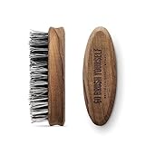 Bartbürste · BROOKLYN SOAP COMPANY · Bürste mit veganen Borsten - für die tägliche Bartpflege von 3-Tage-Bart oder Vollbart · Beard Brush als Geschenk für Männer und für die Reise ✓