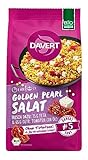 Davert Golden Pearl Salat 170g – Edler Couscous in Perlenform, mediterrane Gewürze mit getrockneten Tomaten in Öl – 100% Davert Bio-Qualität (1 x 170g)