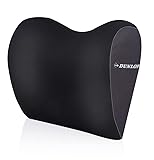 Dunlop Nackenstütze - Autositz Nackenkissen - 100% Memory Foam - Universal Fit - Schwarz