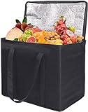 Kühltasche,30L Kühlbox,Groß faltbar Kühlkorb, Isoliertasche, Picknicktasche Lunchtasche Mittagessen Tasche Thermotasche Kühltasche für Lebensmitteltransport