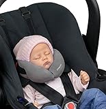 SANDINI SleepFix® Baby – Baby Schlafkissen/Nackenkissen mit Stützfunktion – Kindersitz-Zubehör für Auto/Fahrrad/Reise – Kopfstütze/Sitzverkleinerung/Verhindert das Abkippen des Kopfes im Schlaf