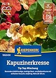 Kiepenkerl Kapuzinerkressesamen Tip Top Mischung 1062450 – pflegeleichte Kapuzinerkresse mit vielfältigen Blütenfarben - Wildblumensamen, Blumenwiese
