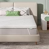 Novilla Matratzen Topper 160x200 5cm Höhe Gel Topper Memory Foam MatratzenTopper für Boxspringbett Wohnwagen Schlafsofa Matratzenauflage Bezug Waschbar Oeko-TEx