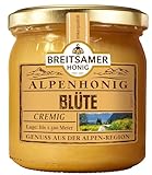 Breitsamer Alpenhonig Blüte cremig 500g Aromatisch und blumig charakteristischer Geschmack aus der Alpenregion (1 x 500g)