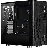 Corsair 275R Airflow Mid-Tower ATX Gaming Gehäuse (Seiten aus gehärtetem Glas, ausgestattet mit 3 120-mm-Lüftern, vielseitige Kühloptionen) schwarz