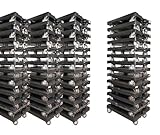 Profi Schwerlast Transportroller 924er Set, Rollbrett L80xB60 cm schwarz gebraucht, Lager- und Werkstatt-Rollwagen Traglast 500 kg, Möbelhund mit 2 Blockrollen und 2 Lenkrollen, leicht zu lenken