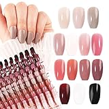 336 Pcs Nägel zum Aufkleben Kurz 14 Farben Rosa Lila Press On Nails Künstliche Falsche Nägel Fake Nails DIY Nail Art Fingernägel zum Aufkleben