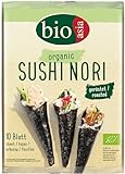 Bioasia Bio Seetang – Gerösteter Bio Seetang für die Zubereitung von Sushi – 1 x 25 g