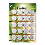 GutAlkaLi 30 Stück CR2032 Knopfzellen CR 2032 3V Lithium Knopfzelle Elektro CR 2032 Lithium