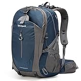 YTL Wasserdichter Wanderrucksack für Herren Damen 40L leichte Outdoor-Tasche Rucksack geeignet für Reisen und Camping, Königsblau（misst 21,3 x 13,8 x 9,1 Zoll）