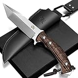Wolfgangs IMPETUS Hochwertiges Outdoor Messer Feststehend aus feinstem 440C Stahl - Jagdmesser inkl. Kydex Holster - Survival Messer Outdoor das perfekte Überlebensmesser in der Wildnis