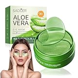 60Pcs Augenpads,Augenpads Gegen Augenringe,Kollagen Augenpads Gegen Augenringe Mit Aloe Vera,Augenringe Entfernen,Mindern Falten und Schwellungen