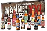 Kalea | XXL Männerhandtasche | 12 x 0,33l Bierspezialitäten aus Privatbrauereien | Biergeschenke für Männer und Frauen