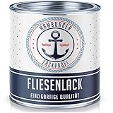 Fliesenlack FARBAUSWAHL & GLANZAUSWAHL Fliesenfarbe im SET // Hamburger Lack-Profi (1 L)