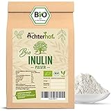 Inulin Pulver BIO 500g | kalorienarmer Ballaststoff aus der Agave | feinkörnig in der Konsistenz und gut wasserlöslich | ideal für Getränke und zum Kochen und Backen verwendbar | vom Achterhof