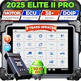 Autel MaxiSYS Elite II PRO OBD2 Diagnosegerät: 2 Jahre Update[€2590] KFZ Diagnosegerät Auto, J2534 Programmierung & Codierung, Upgraded von MS908S Pro II MK908P, 40+ Dienst, 3K+ Aktive Tests, FCA SGW
