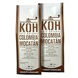 KoffeeONHOME Kaffee aus Kolumbien Mocatán – Ganze Bohnen 100% Arabica – Natürlich geröstet – 2x500g (1kg) – Premium Kaffeebohnen für Vollautomaten & Siebträger
