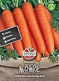 Sperli Möhrensamen Nantaise 2 81693, Resistent & Lagerfähig - Mittelfrühe, Halblange Bund- und Waschmöhre, Ideal für Rohkost & Suppen, Karottensamen für 5-7 lfd. Meter
