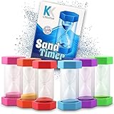 K&K Creative® Sanduhren Set (6er Set) Sanduhren Set für Kinder - Perfekt für Jung und Alt