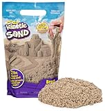 Kinetic Sand Beutel naturbraun, 907 g - magischer Spielsand aus Schweden, für entspanntes, kreatives Indoor-Sandspiel, für Kinder ab 3 Jahren